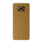 Honeycomb Golden Skin for Poco X3 Pro